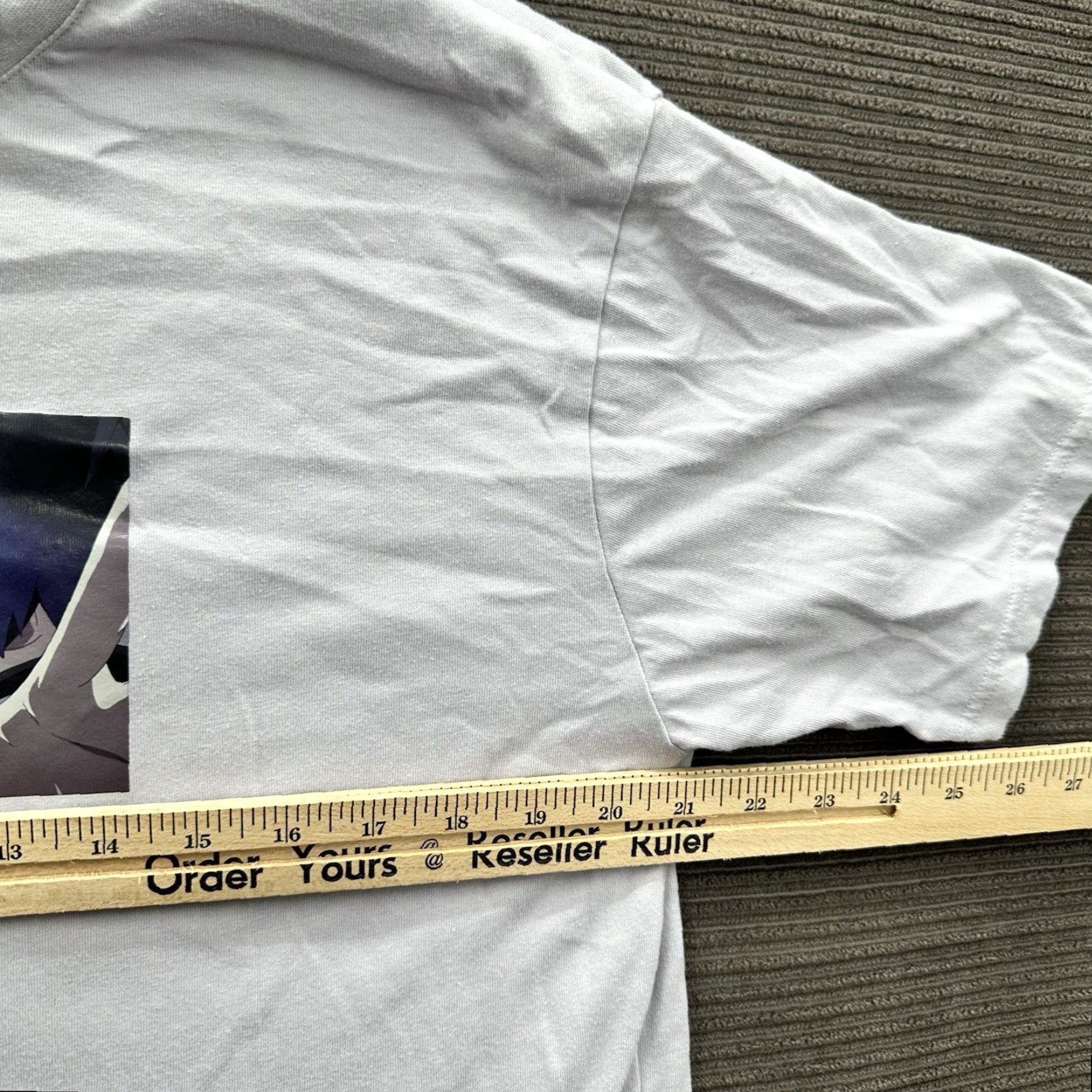 Vintage Honeys Shinobu Kochou T-Shirt Medium Lavender Purple Cotton Logo Movie Version Demon Slayer Mugen Mens Reg. Short Sleeve Crew Neck Size US M / EU 48-50 / 2 - 4 Thumbnail