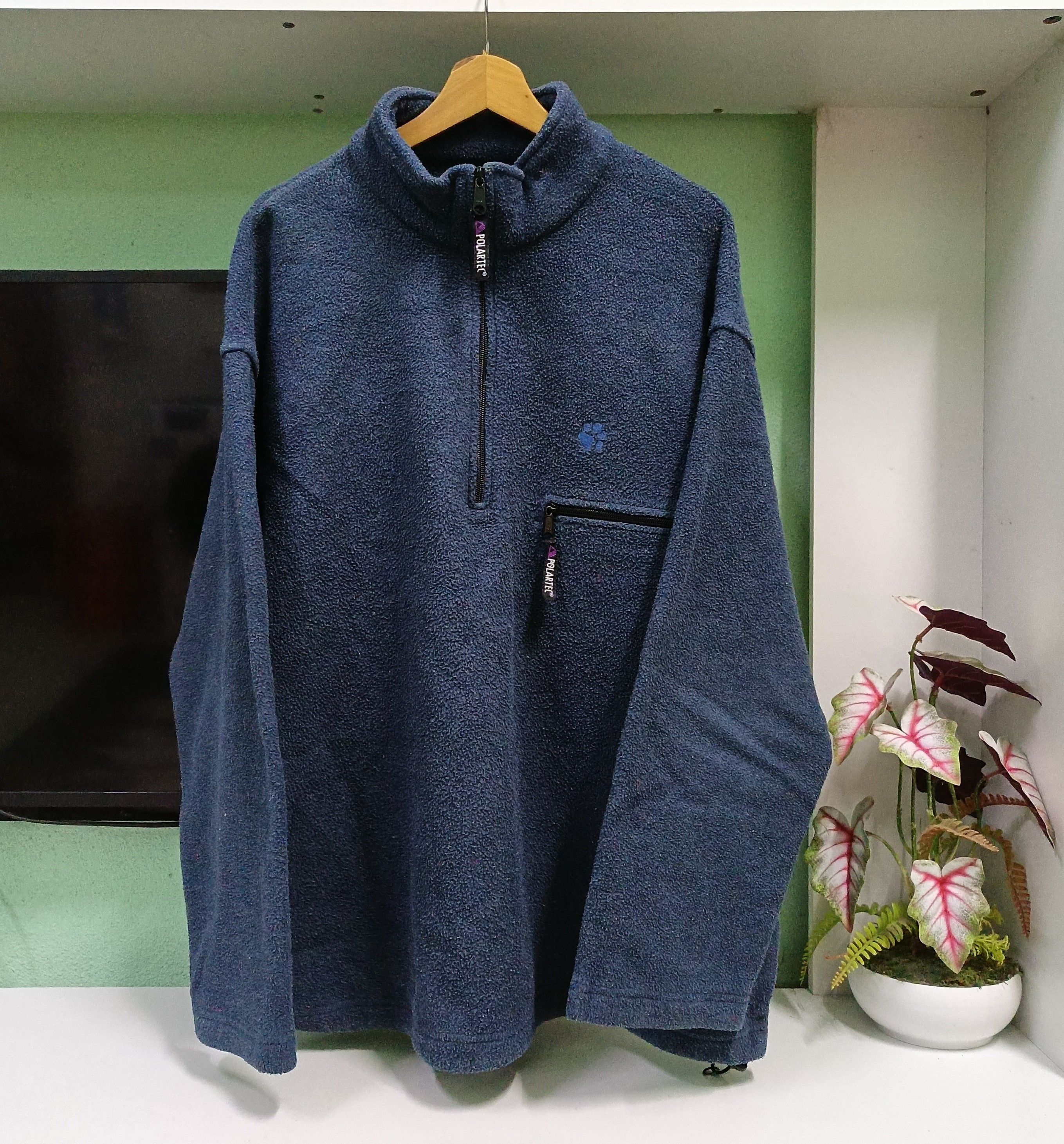 Jack Wolfskin Jack Wolfskin Polartec Fleece Sweaters Half Zip Size US XL / EU 56 / 4 - 5 Thumbnail