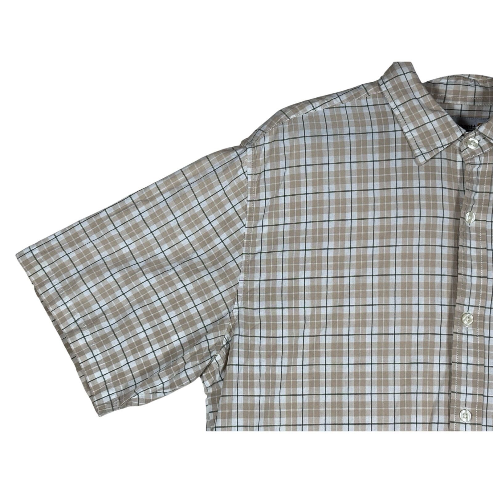Carhartt Carhartt Men’s XL Plaid Short Sleeve Button Down Shirt Size US XL / EU 56 / 4 - 9 Thumbnail