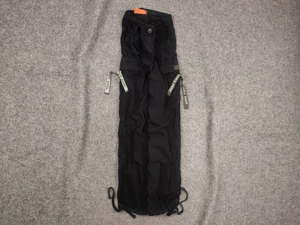 Superdry Superdry Parachute Cargo Black Baggy Pants Vintage Style Size US 32 / EU 48 - 1 Thumbnail
