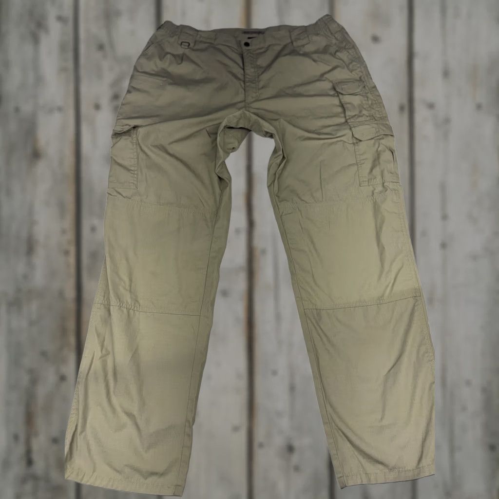 Vintage 511 Tactical Pants Men 44x36 Cargo Ripstop Beige Pant Casual Workwear Mens Size US 44 / EU 60 - 1 Thumbnail