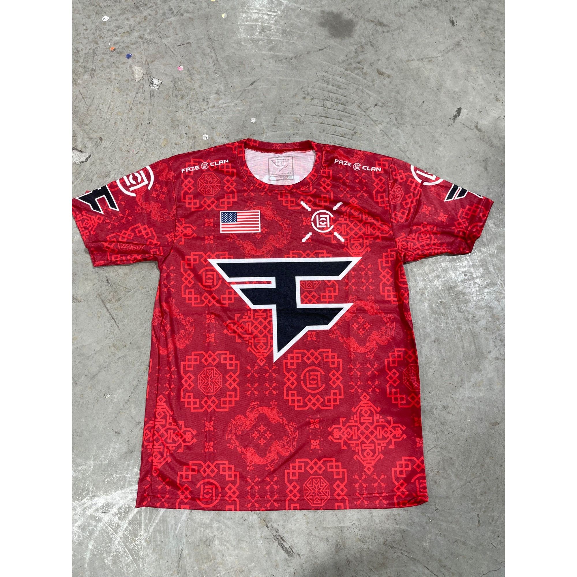 CLOT × FaZe NEW CLOT x FAZE CLAN JERSEY LIMITED TEE SZ MEDIUM Size US M / EU 48-50 / 2 - 3 Thumbnail