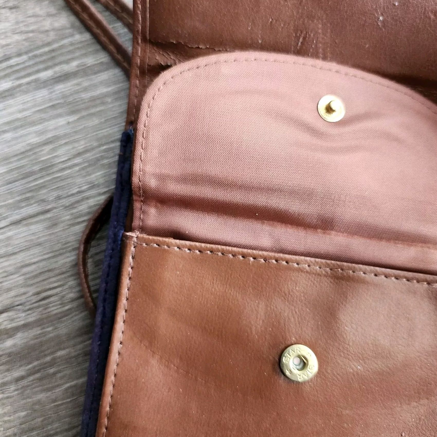 Vintage Mundi Collection Designer Women Purple Brown Shoulder Bag Size ONE SIZE - 6 Thumbnail