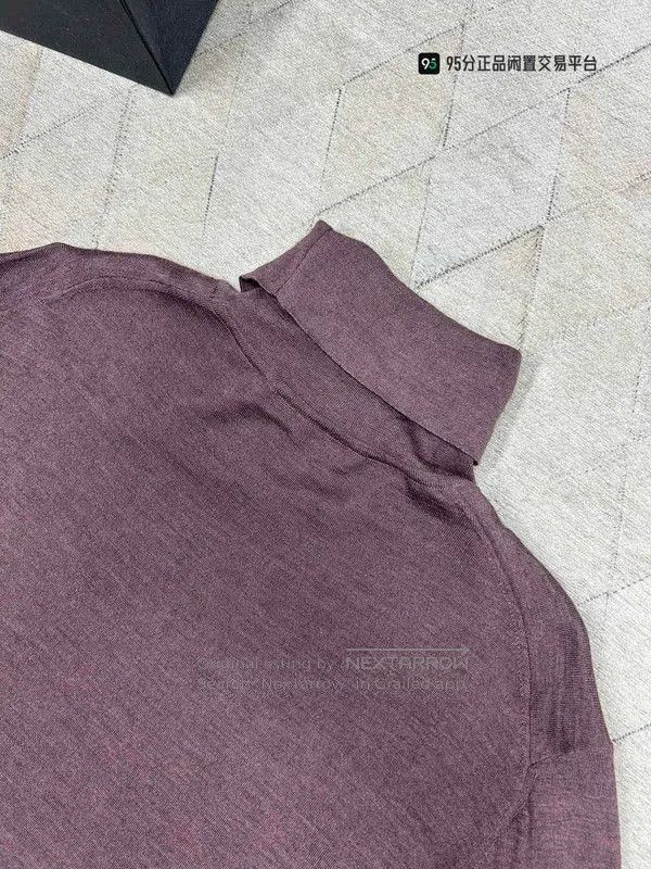 Ermenegildo Zegna Zegna Wild Cashmere High-Neck Sweater. Size US M / EU 48-50 / 2 - 7 Thumbnail