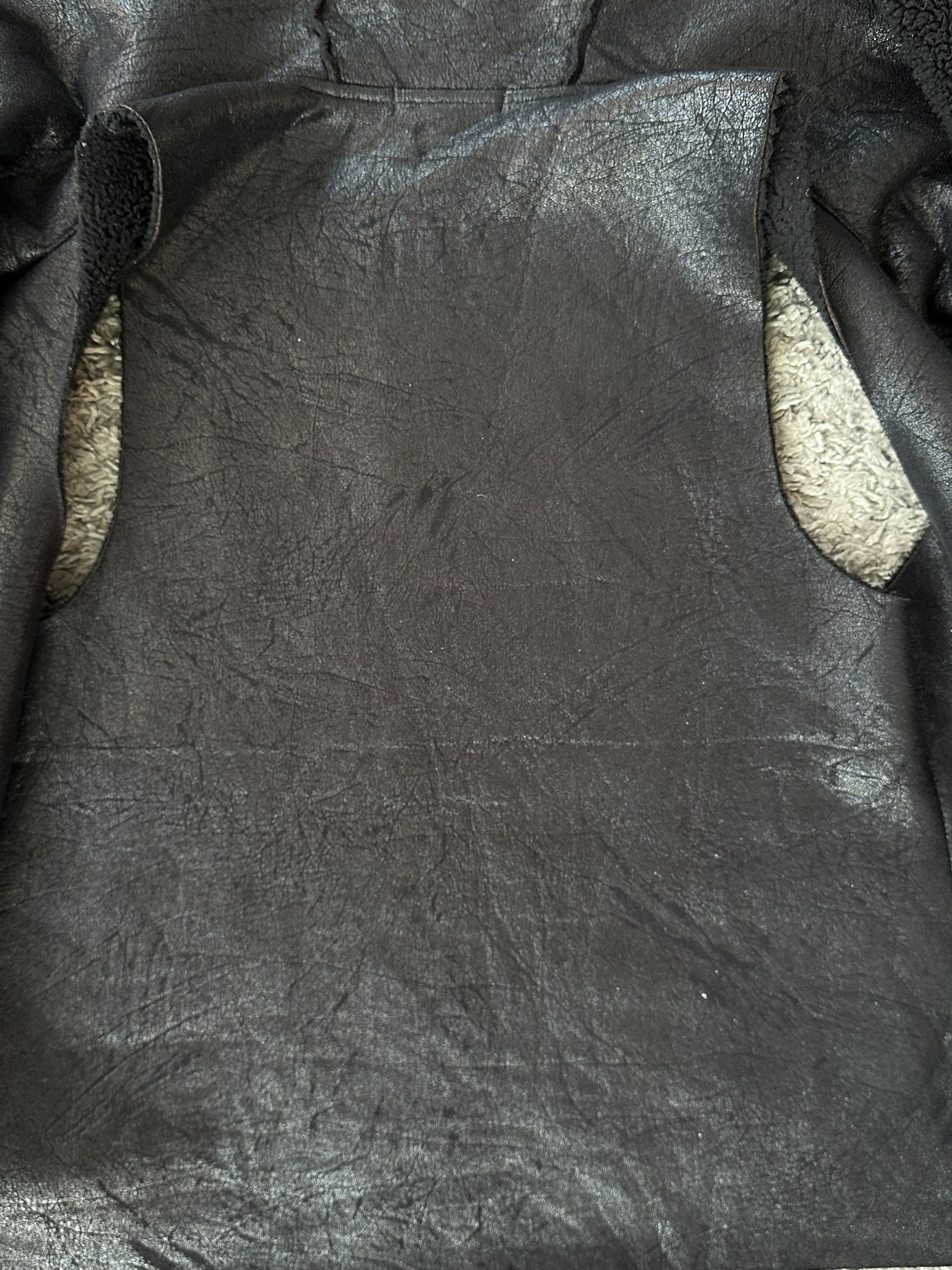 Lauren Ralph Lauren Black Faux Fur Suede Draped Vest Ralph Lauren - Size Size M / US 6-8 / IT 42-44 - 4 Thumbnail