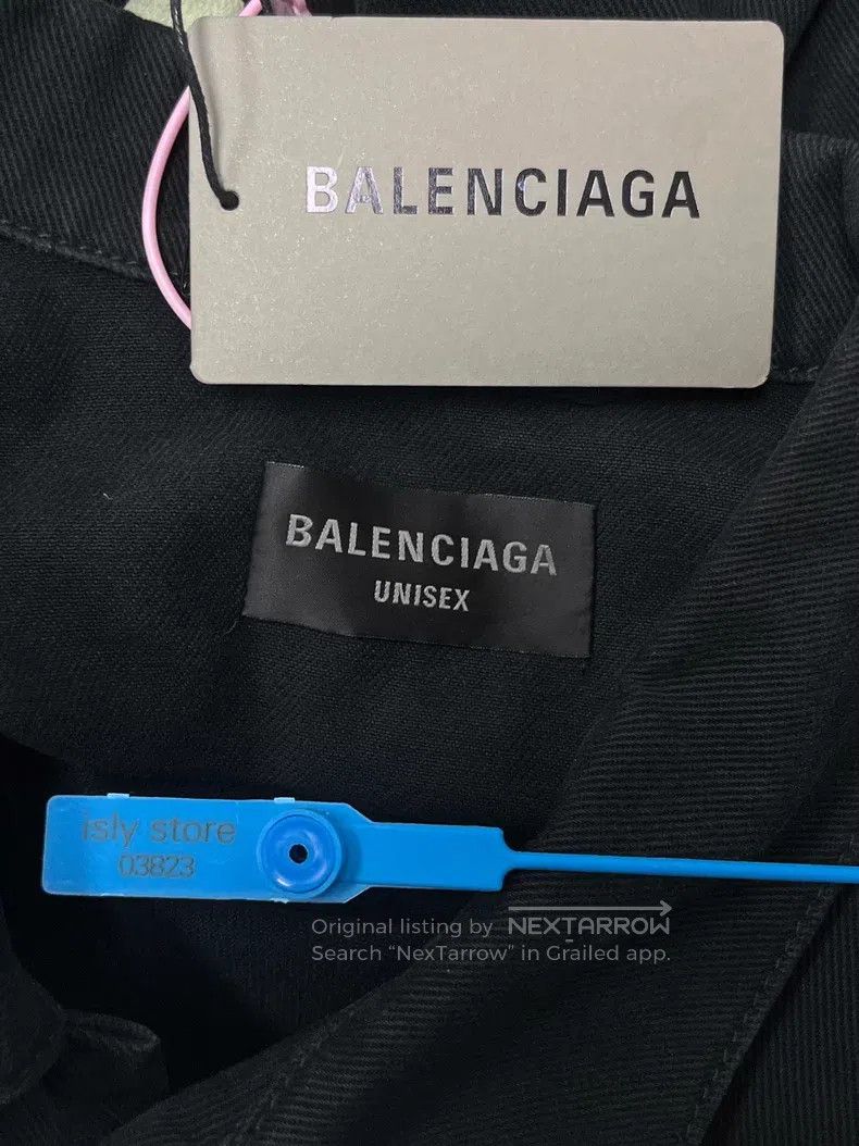 Balenciaga Balenciaga Letter Logo Printed Single-Breasted Long Sleeve Size US M / EU 48-50 / 2 - 4 Thumbnail