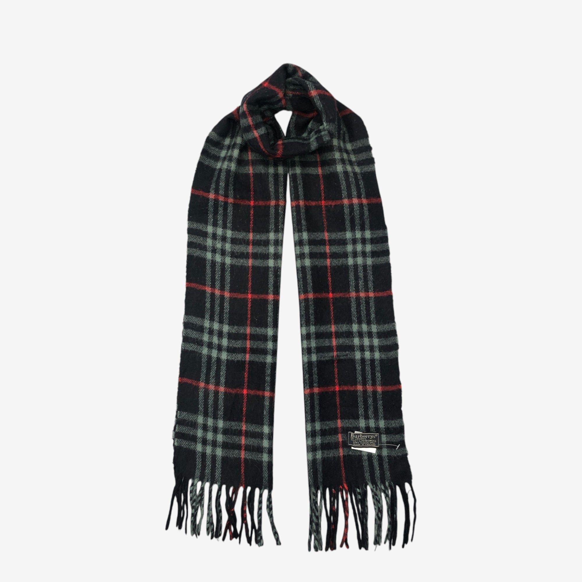 Burberry Vintage Burberry Scarf Muffler Wool Cashmere Scarves Size ONE SIZE - 1 Thumbnail