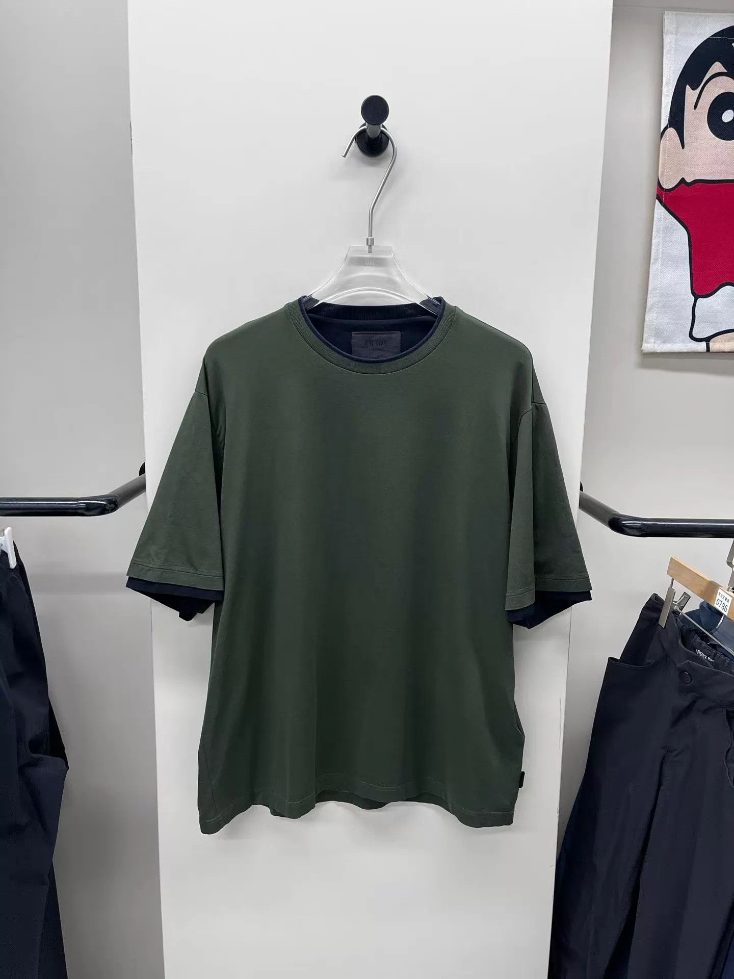 Prada Prada Double Layer Paneled Short Sleeve XXL 99 New Size US XXL / EU 58 / 5 - 1 Thumbnail