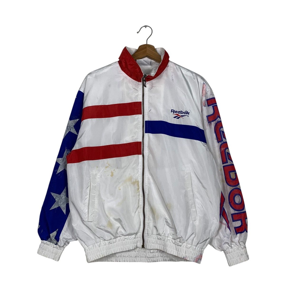 Reebok Vintage Reebok Big Logo Jacket Size US M / EU 48-50 / 2 - 1 Thumbnail