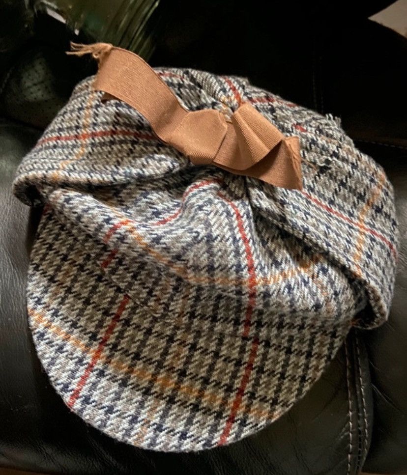 Other Multi-coloured plaid Tweed Deerstalker Sherlock Holmes Hat S Size ONE SIZE - 6 Thumbnail