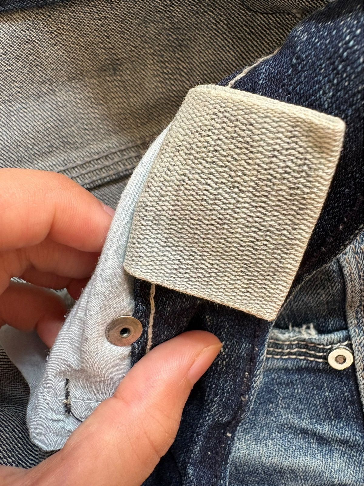 Japanese Brand Vintage Japanese Brand Faded Mud Wash Distressed Jeans Size US 34 / EU 50 - 10 Thumbnail