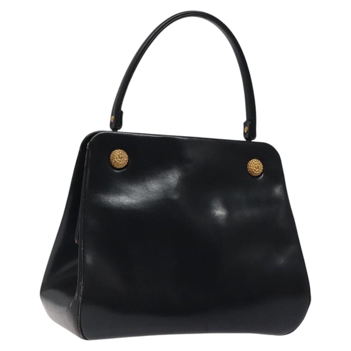 Dior DIOR Hand Bag Leather Black Gold Size ONE SIZE - 1 Thumbnail