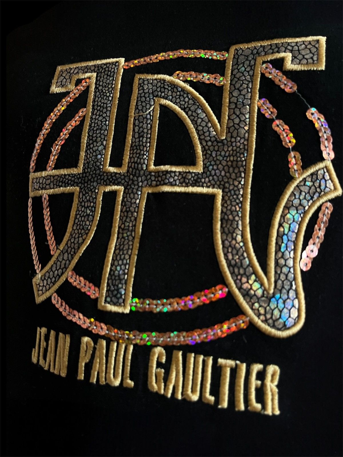 Jean Paul Gaultier Beauty Beast Gothic Poem Rock Punk Opium JPG Mesh LongSleeve Size S / US 4 / IT 40 - 1 Thumbnail