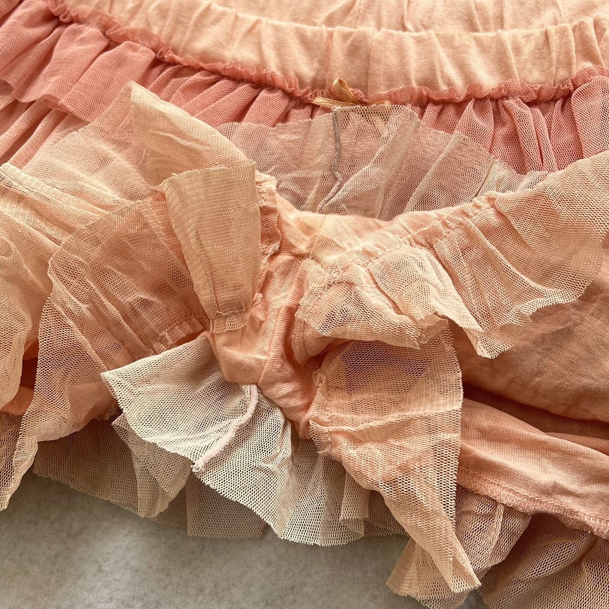 Japanese Brand Ruffled Mini Skirt Size 26" / US 2 / IT 38 - 4 Thumbnail
