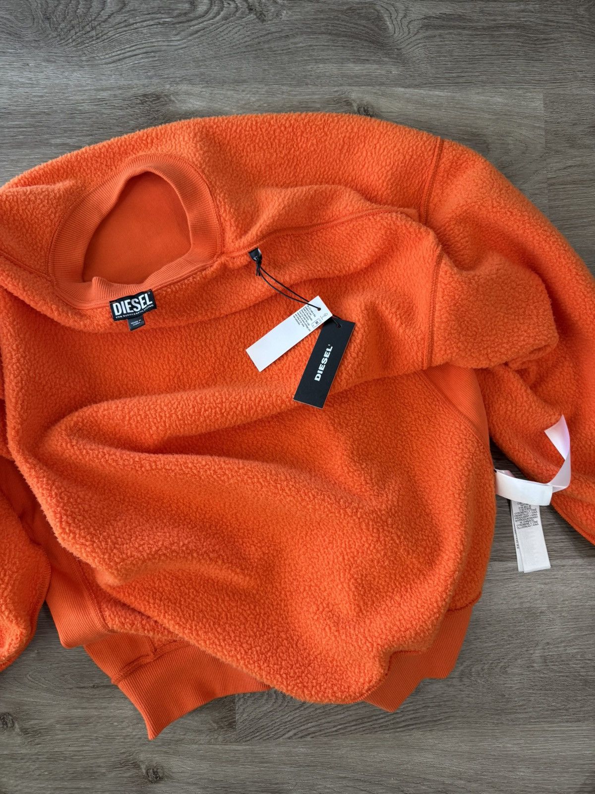 Designer × Diesel Diesel Orange Crewneck Size US XL / EU 56 / 4 - 5 Thumbnail