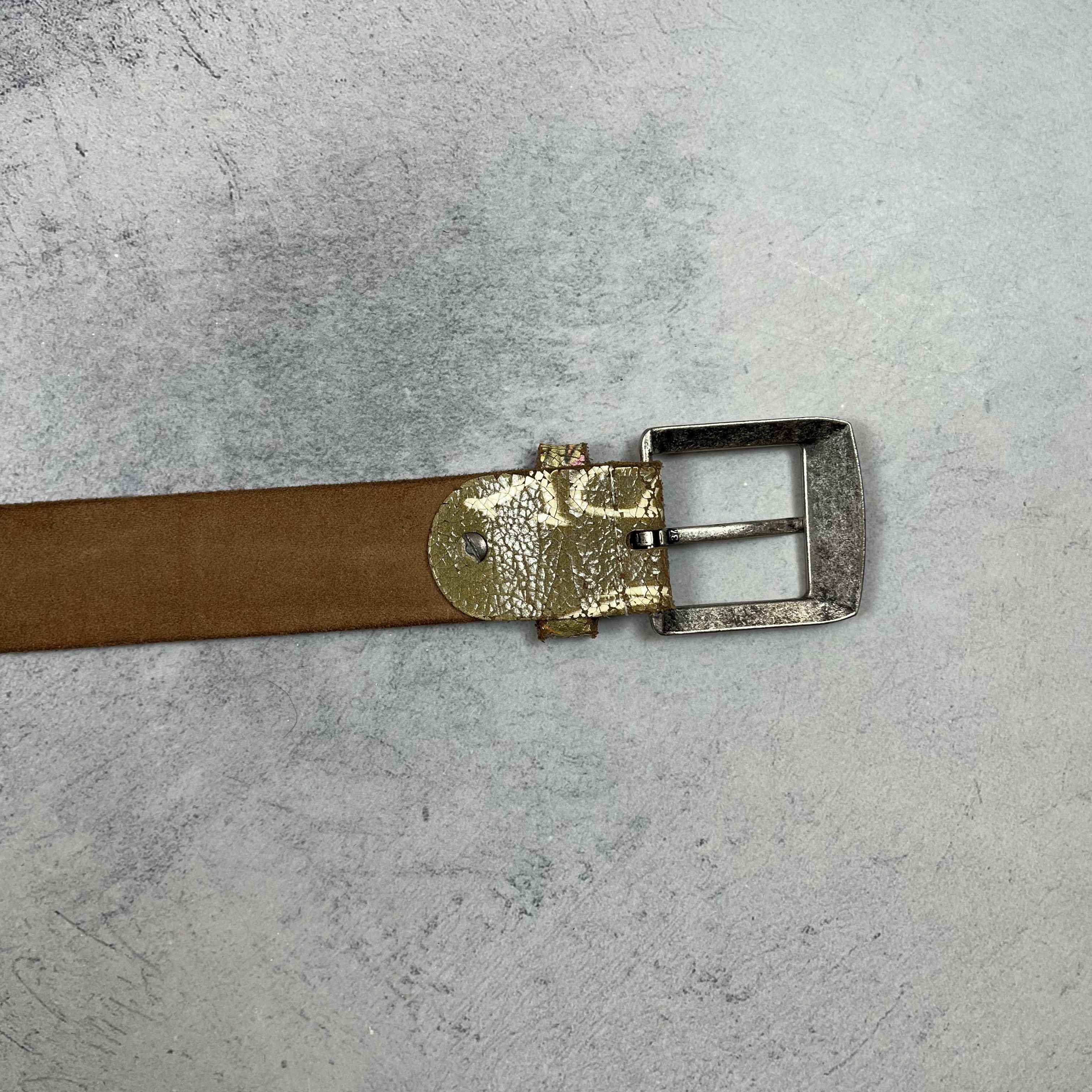 Ed Hardy Vintage Ed Hardy Panther Y2K Leather Tattoo Belt 2000’s Size ONE SIZE - 7 Thumbnail