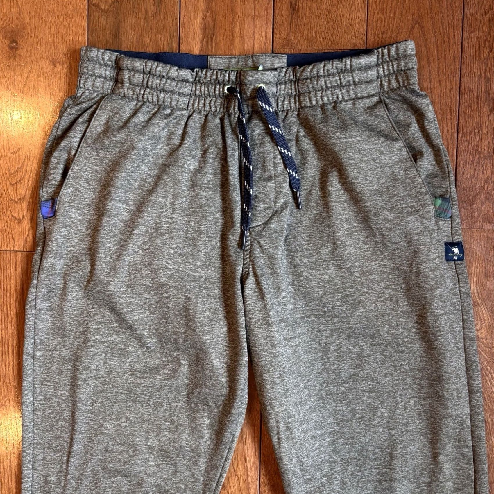 Vintage WILLIAM MURRAY GOLF Mens Joggers Pants Green Heathered Sz M Performance Size US 31 - 2 Thumbnail