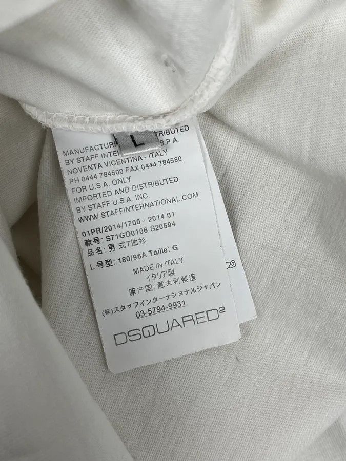 Dsquared2 SS2014 Dsquared2 White Graphic Print Jungle T-Shirt Size US M / EU 48-50 / 2 - 10 Thumbnail