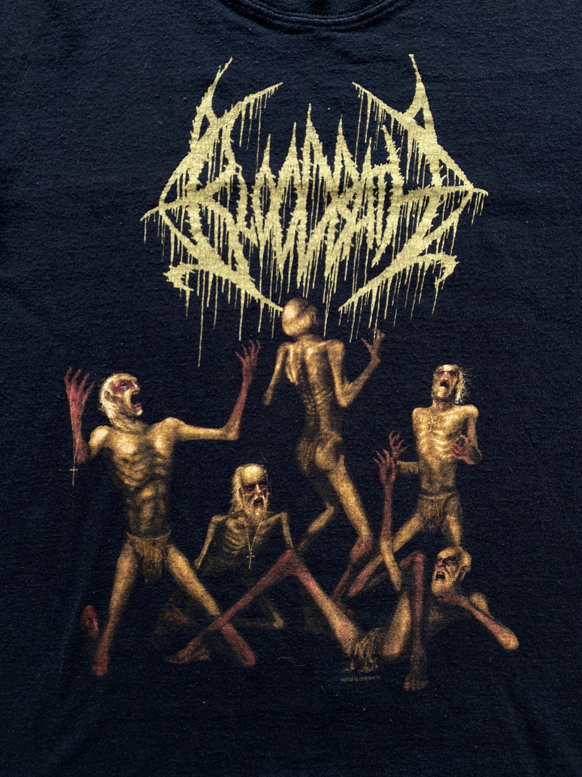 Band Tees × Vintage Vintage Y2K Blood Bath The Fathomless Mastery Band tee Size US S / EU 44-46 / 1 - 3 Thumbnail