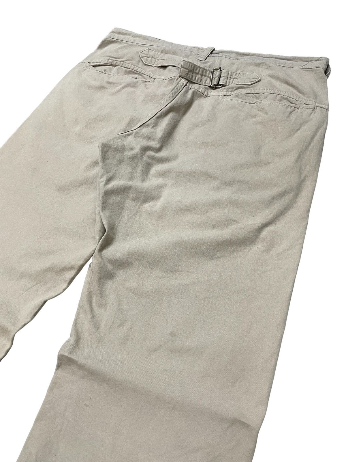 Margaret Howell × Vintage Margaret Howell London 50s Reissue Army Buckle Belt Pants Size US 30 / EU 46 - 8 Thumbnail