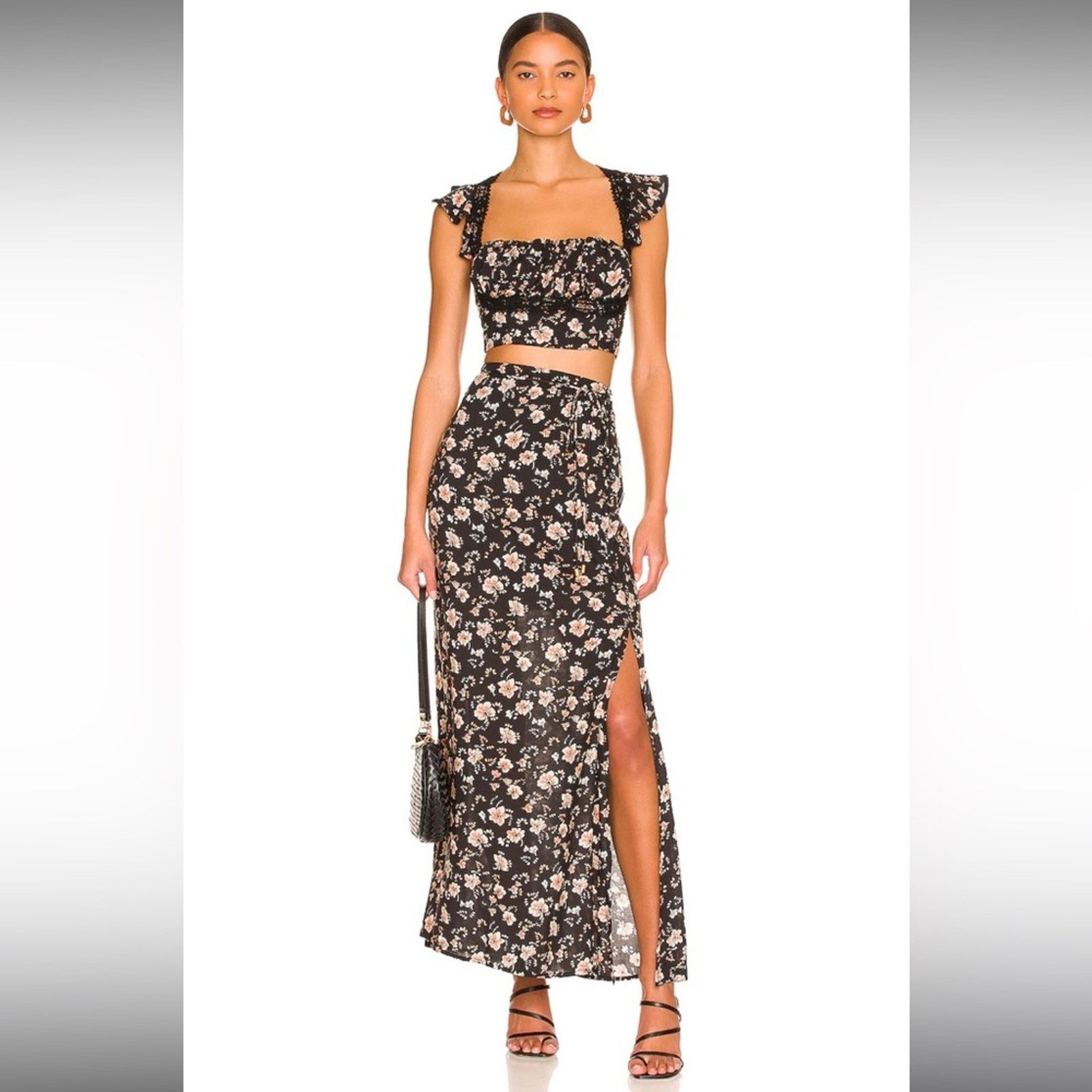 Free People 🎉LAST PIECE🎉FREE PEOPLE Bijou Floral Dress Set Size L / US 10 / IT 46 - 1 Thumbnail