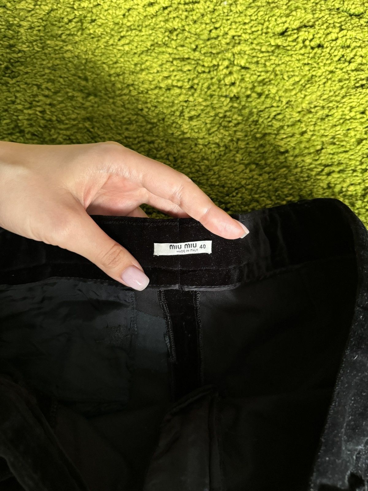 Miu Miu Miu Miu by Prada avant garde velour pants Size 27" / US 4 / IT 40 - 3 Thumbnail