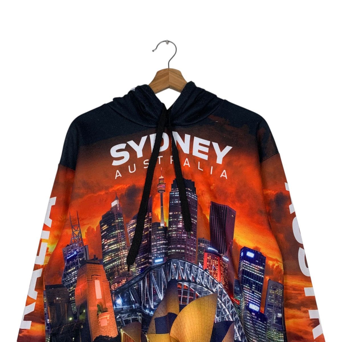 Japanese Brand HOXLEY AUSTRALIA Fullprint Polyester Hoodies #1960-C85 Size US L / EU 52-54 / 3 - 8 Thumbnail