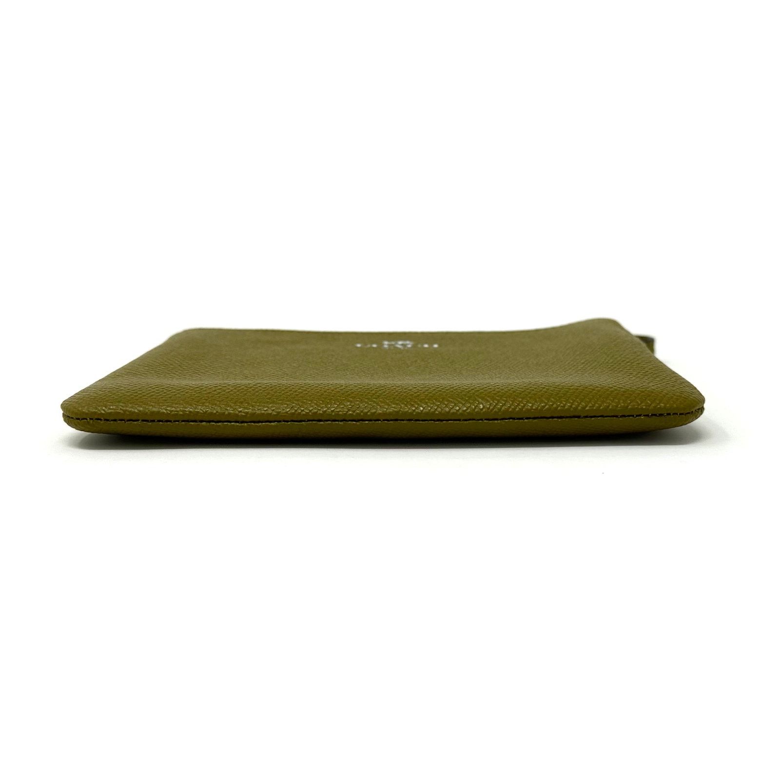 Coach Coach Corner Zip Wristlet in Citron Green Leather 58032 Size ONE SIZE - 5 Thumbnail
