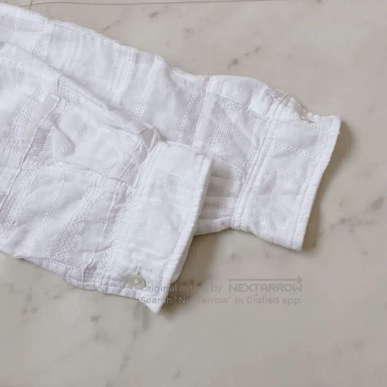 Kapital Kapital Bow lace pullover cotton shirt Size US XS / EU 42 / 0 - 7 Thumbnail