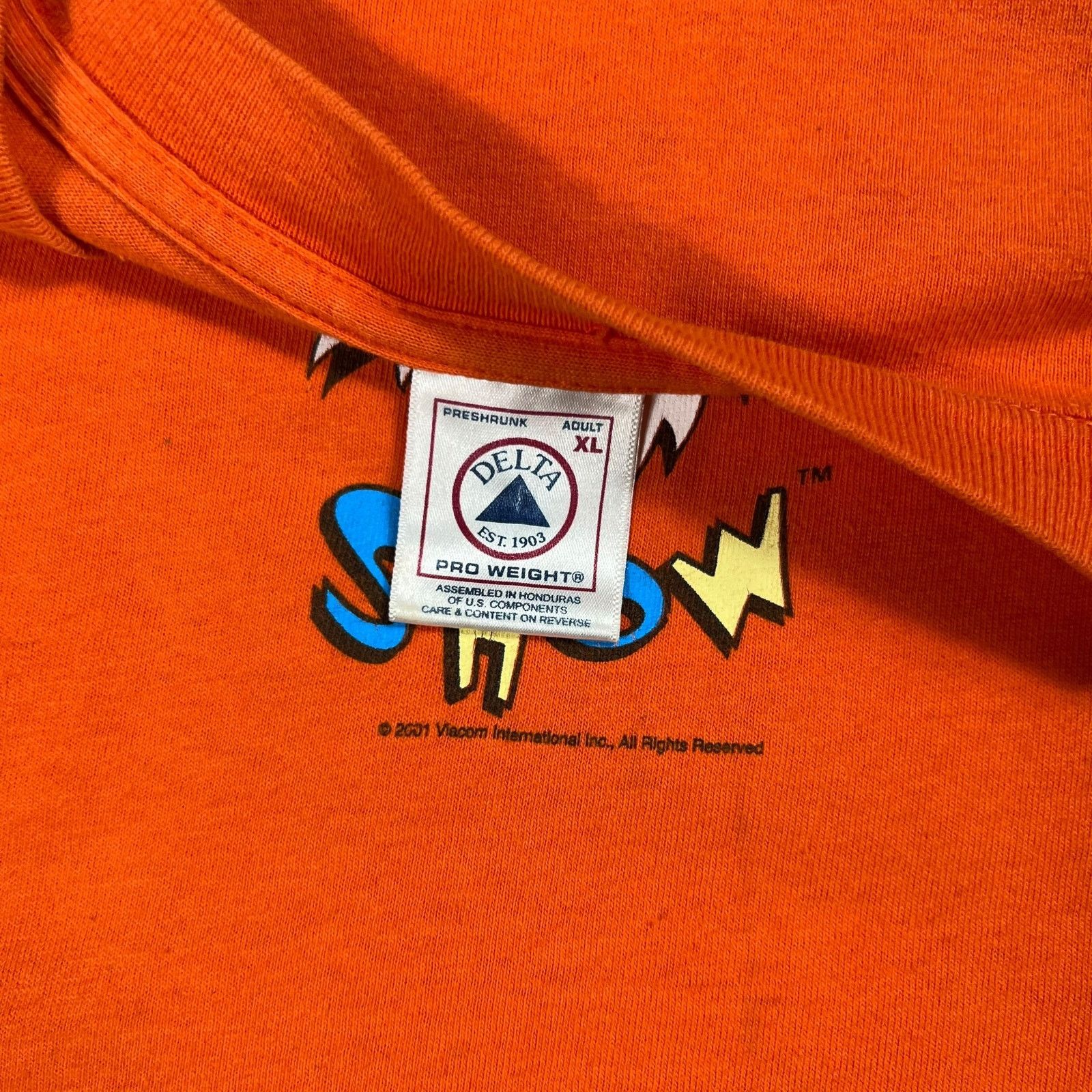 Delta × Nickelodeon × Vintage Vintage 2001 Nickelodeon The Ren & Stimpy Show tee (XL) Size US XL / EU 56 / 4 - 6 Thumbnail