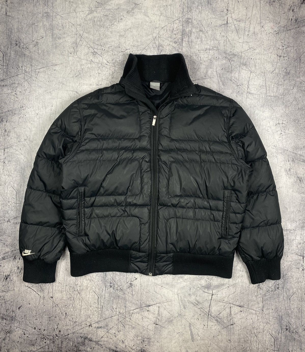 Nike Vintage 90s Nike Streetwear Drill Y2K Down Puffer Jacket Size US XL / EU 56 / 4 - 4 Thumbnail