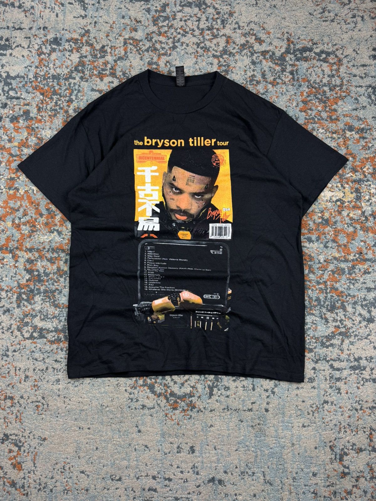 Band Tees × Rap Tees Rare Bryson Tiller tour graphic merch band rap tee Size US L / EU 52-54 / 3 - 1 Thumbnail