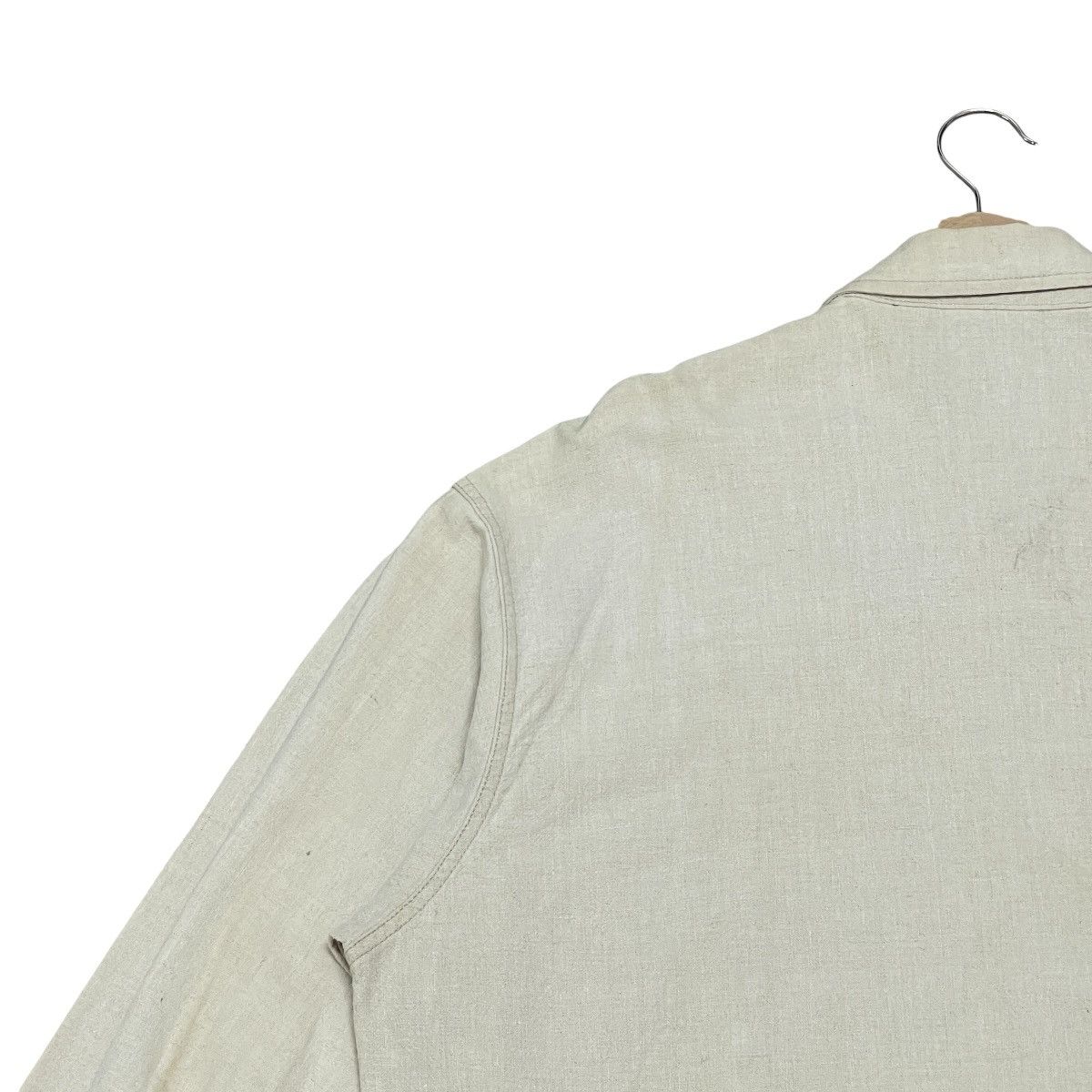 Nigel Cabourn Vintage Nigel Cabourn 80’s Linen Cotton Work Chore Jacket Size US XXL / EU 58 / 5 - 17 Thumbnail