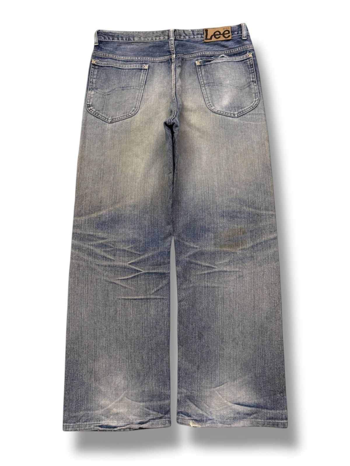 Lee Vintage 00s Lee Riders Japan Denim Jeans | Heavy Fade | W34 Size US 34 / EU 50 - 3 Thumbnail