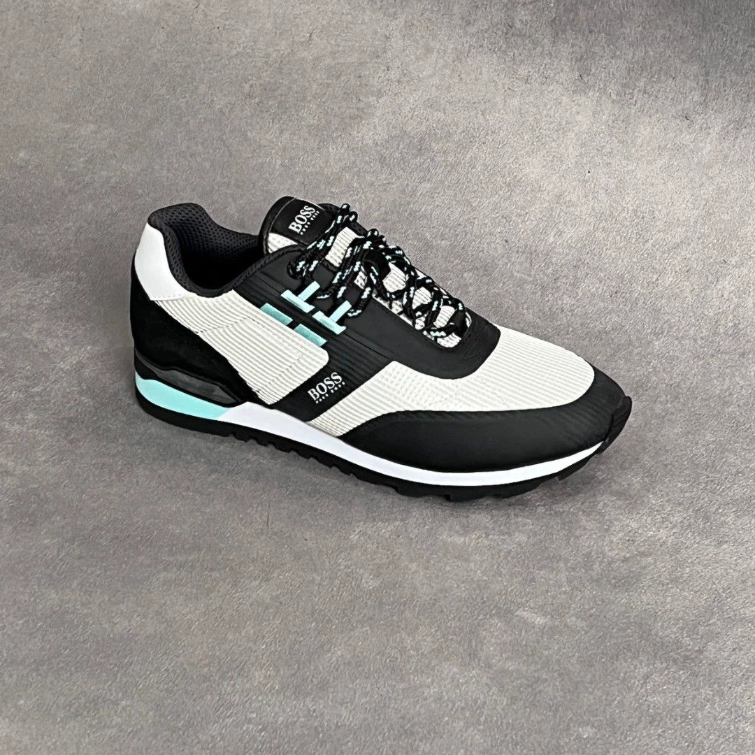 Hugo Boss HUGO BOSS color blocked lace-up casual trainers Size US 6 / EU 39 - 6 Thumbnail