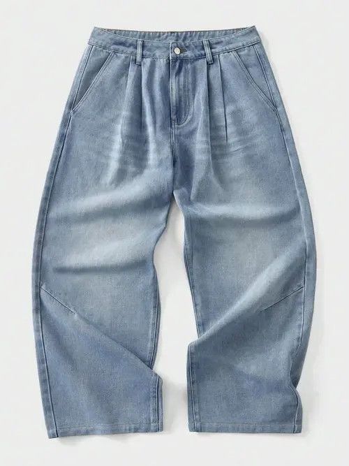 Japanese Brand × Vintage DRIP BAGGY vintage Y2K denim jeans pants Size US 33 - 1 Thumbnail