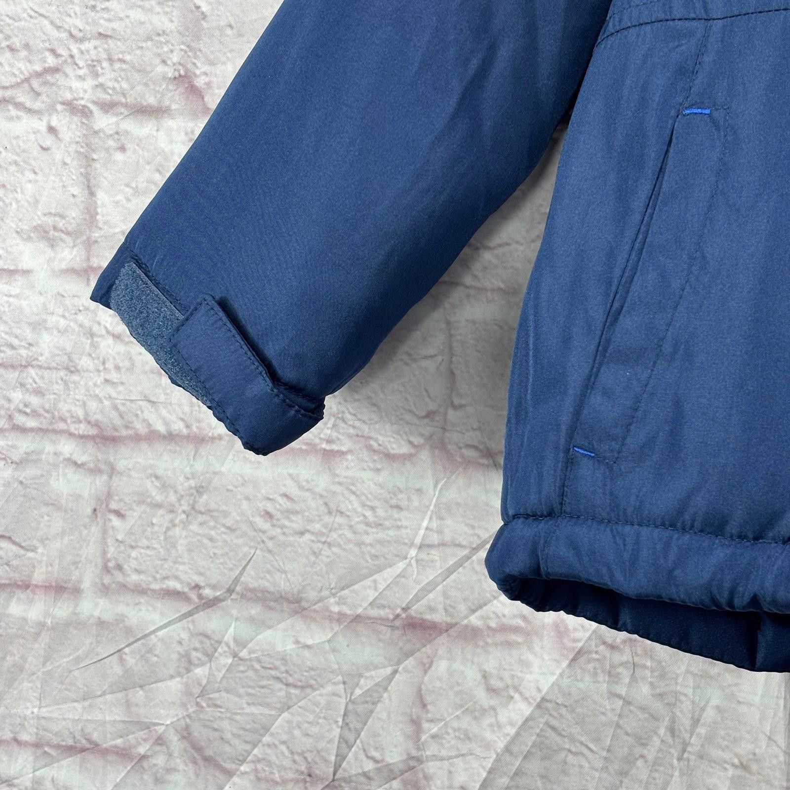 Other Jumping Beans 3T Blue Hooded Puffer Jacket Size US XXS / EU 40 - 4 Thumbnail