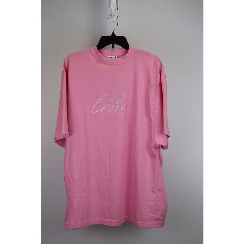 Balenciaga o1rshd1 Worn Out T-Shirt BEBE Vintage T-Shirt in Pink Size US M / EU 48-50 / 2 - 1 Thumbnail