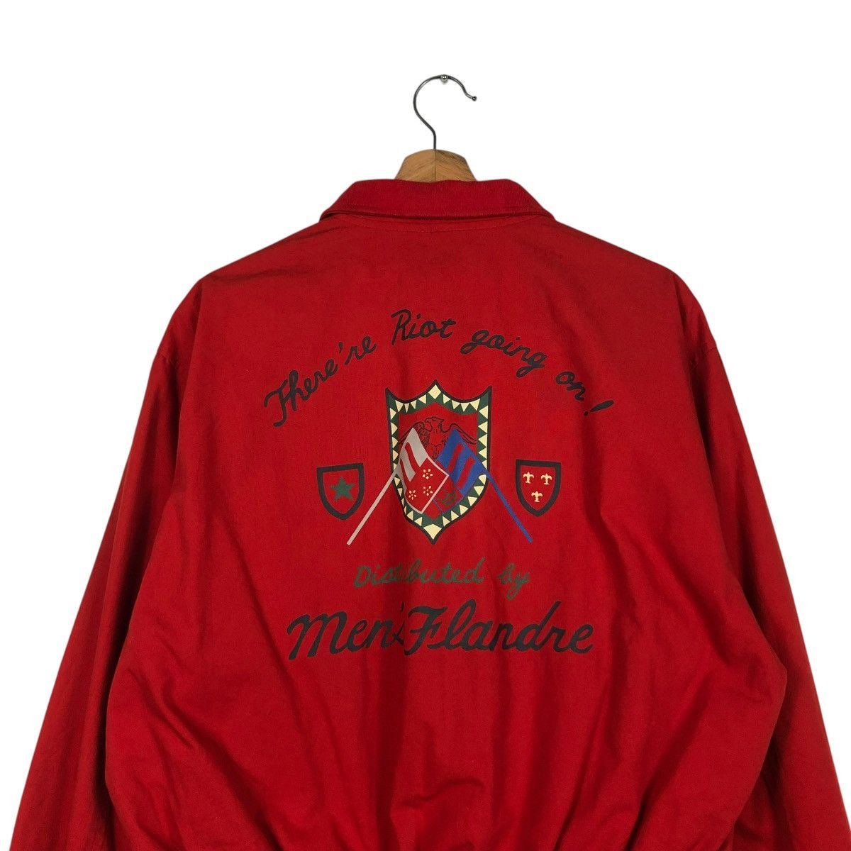 Japanese Brand 🔥RICH RED VINTAGE BOMBER JACKET MEN’S FLANDRE ISSEY MIYAKE Size US M / EU 48-50 / 2 - 11 Thumbnail