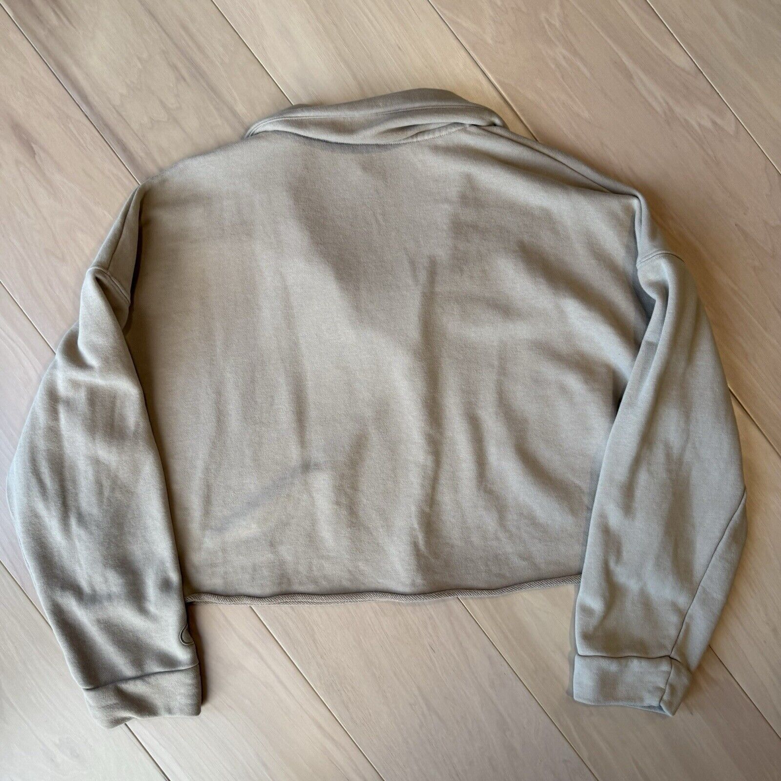 Vuori Vuori Sedona Polo Sweatshirt Medium Tan Fleece Pullover Size M / US 6-8 / IT 42-44 - 8 Thumbnail