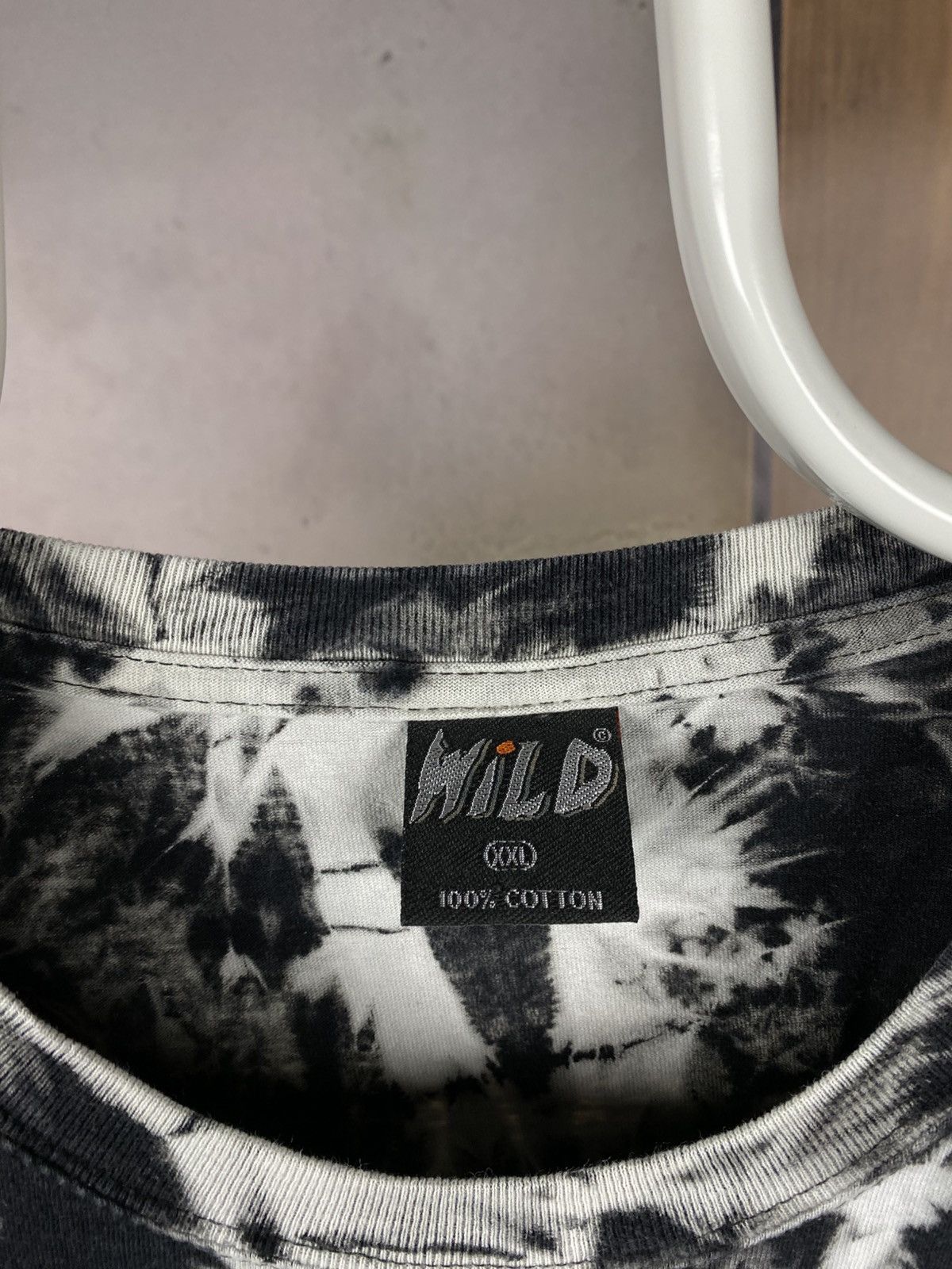Vintage 💀Vintage 90s T-Shirt Wild Skeleton Death Tie Dye VTG Tee💀 Size US XXL / EU 58 / 5 - 11 Thumbnail