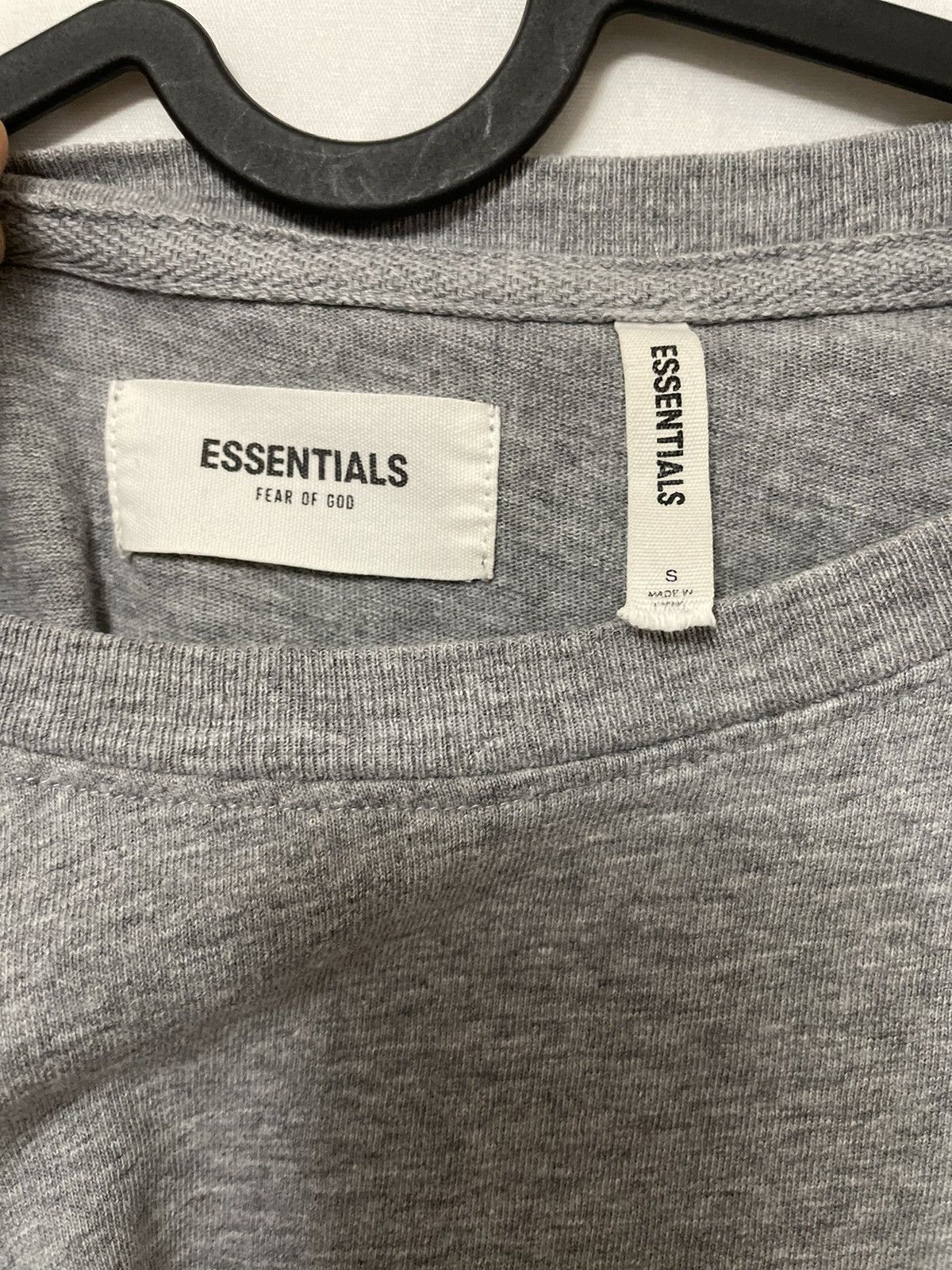 Fear of God 💥Fear of God Essentials Boxy Long Sleeve Tee Grey SZ Small Size US S / EU 44-46 / 1 - 5 Thumbnail