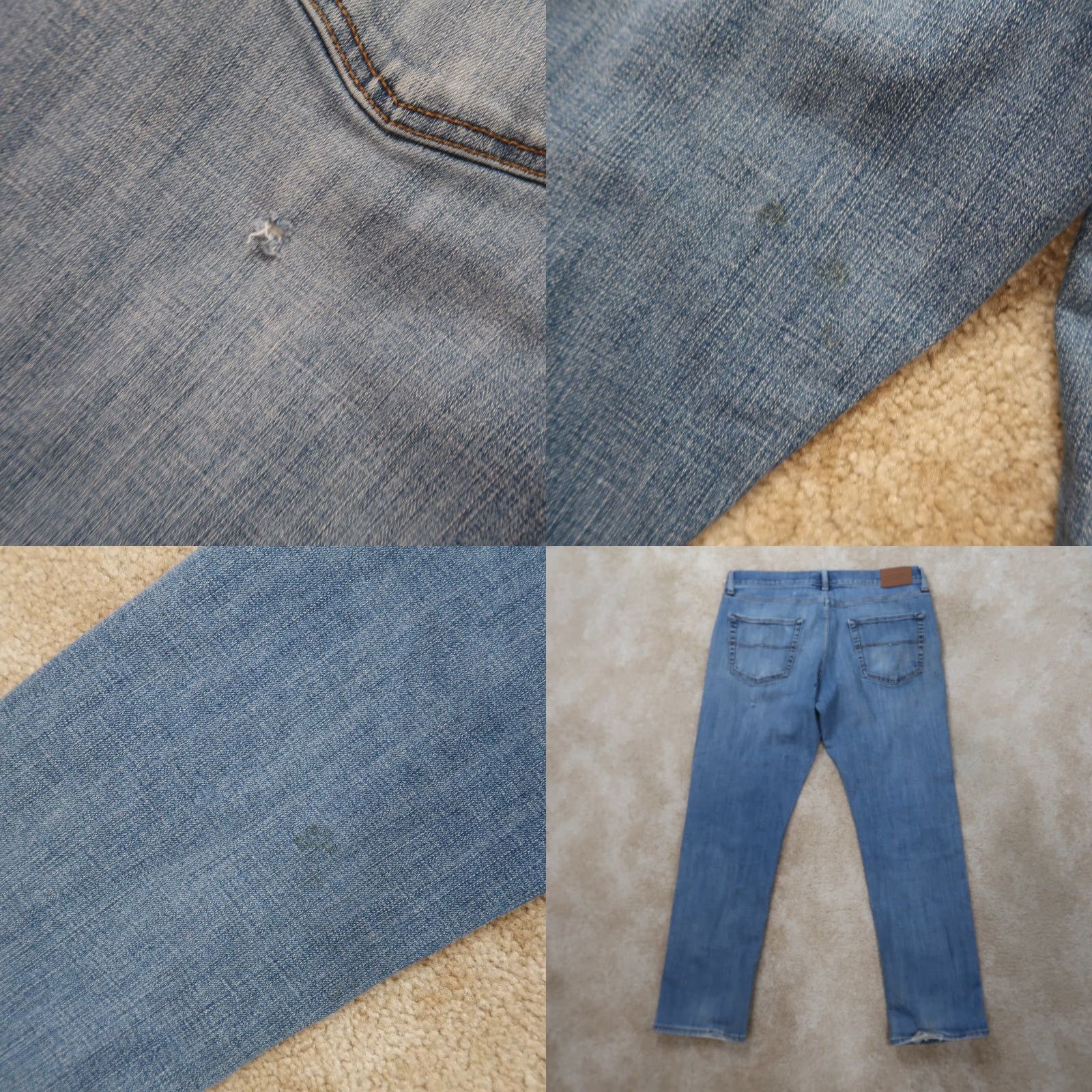 Lucky Brand Lucky Brand 410 Jeans Men Athletic Slim Straight 36x32 Blue Denim Grounded by 5-Pocket Design Size US 36 / EU 52 - 9 Thumbnail