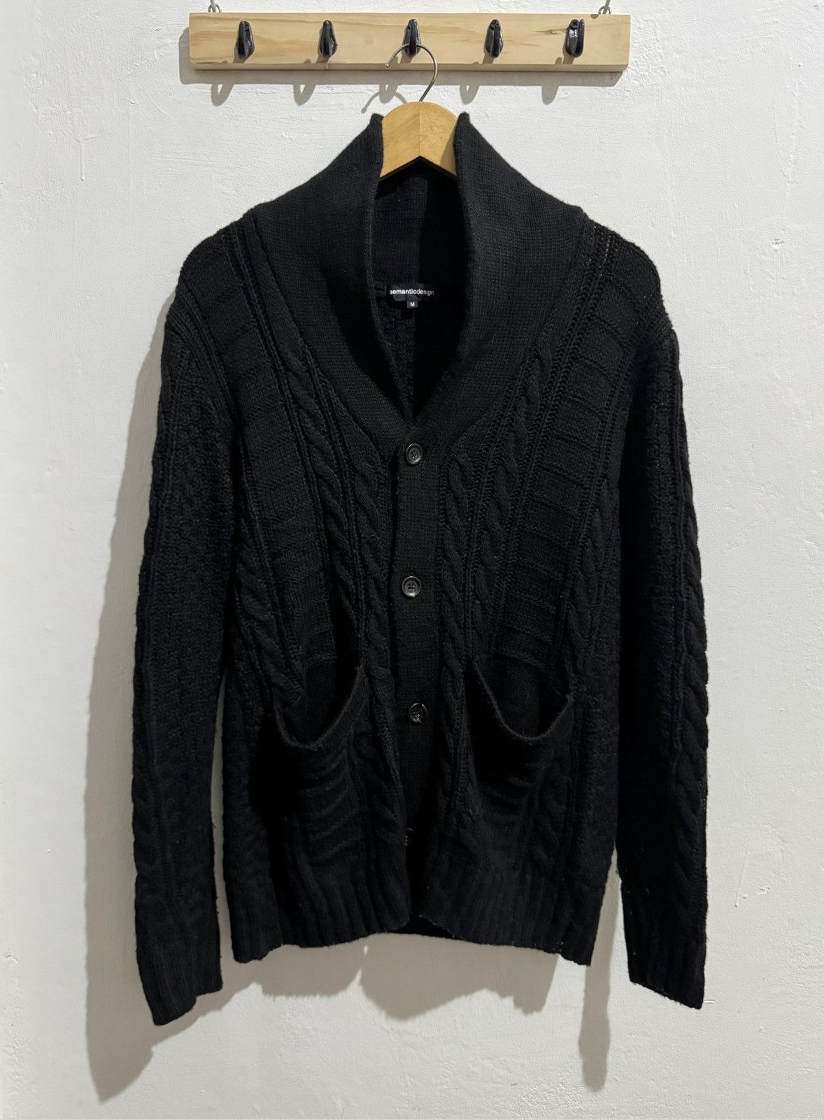 semanticdesign SEMANTICDESIGN IFSIXWASNINE CARDIGAN KNIT Size US M / EU 48-50 / 2 - 1 Thumbnail