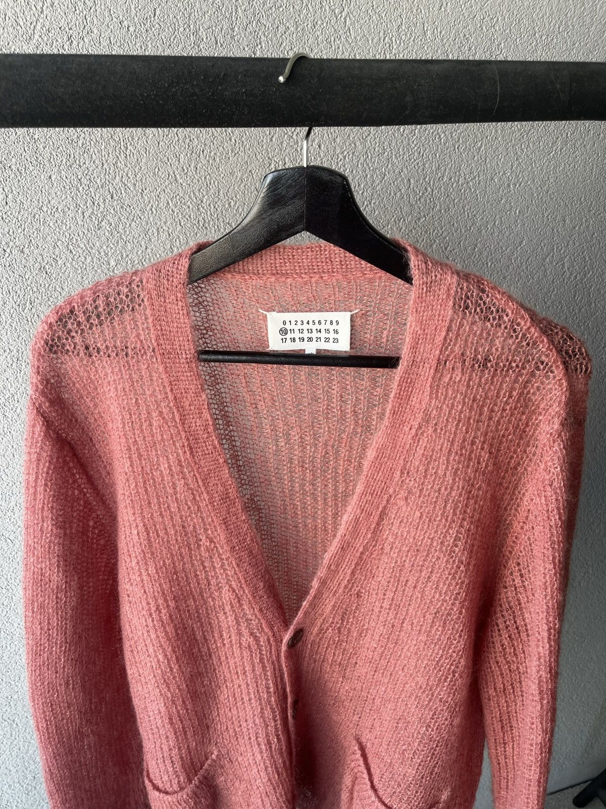 Maison Margiela Maison Margiela Pink Wool Cardigan Size US S / EU 44-46 / 1 - 2 Thumbnail