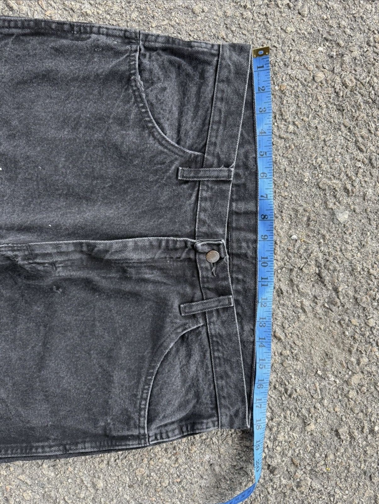 Rustler VINTAGE RUSTLER BLACK JEAN RIPPEP DENIM PANTS Size US 36 / EU 52 - 6 Thumbnail