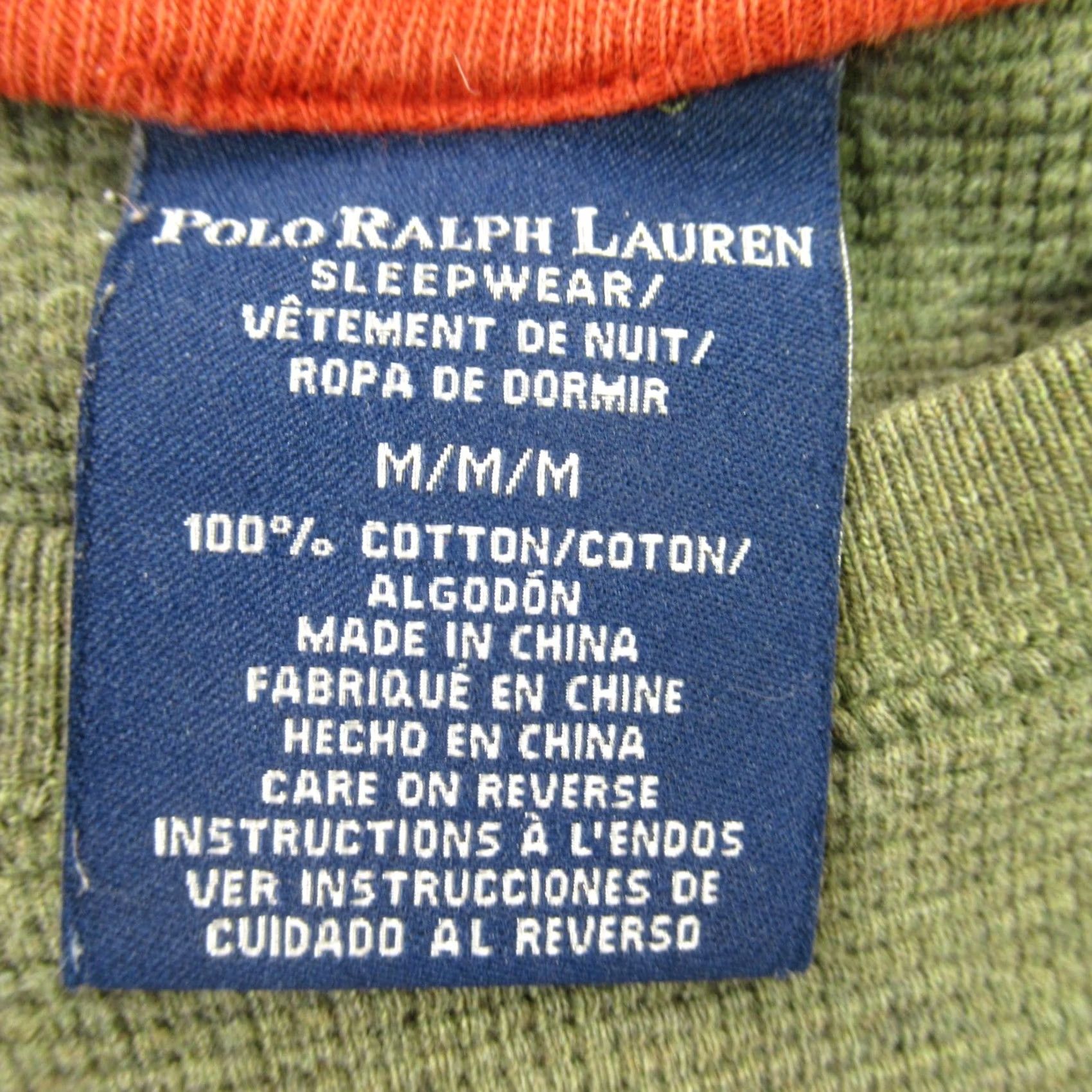 Polo Ralph Lauren Polo Ralph Lauren Sweatshirt Mens Medium Green Crew Neck Sweater Long Sleeve Size US M / EU 48-50 / 2 - 3 Thumbnail