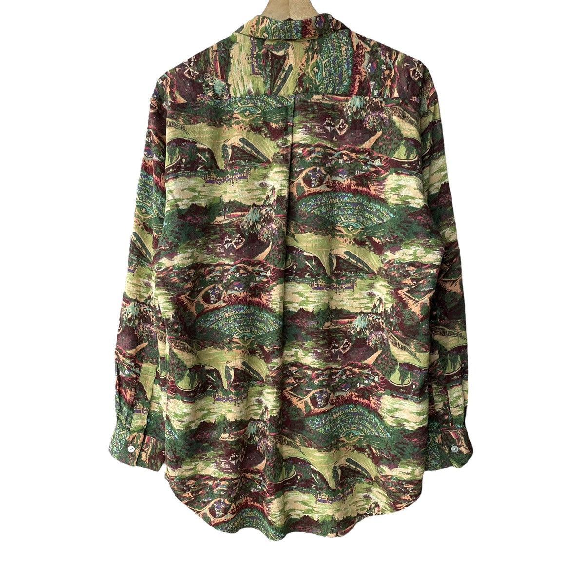 Harry Rosen Harry Rosen Canada Rayon Blend Nature Print Luxury Shirt Size US L / EU 52-54 / 3 - 2 Thumbnail