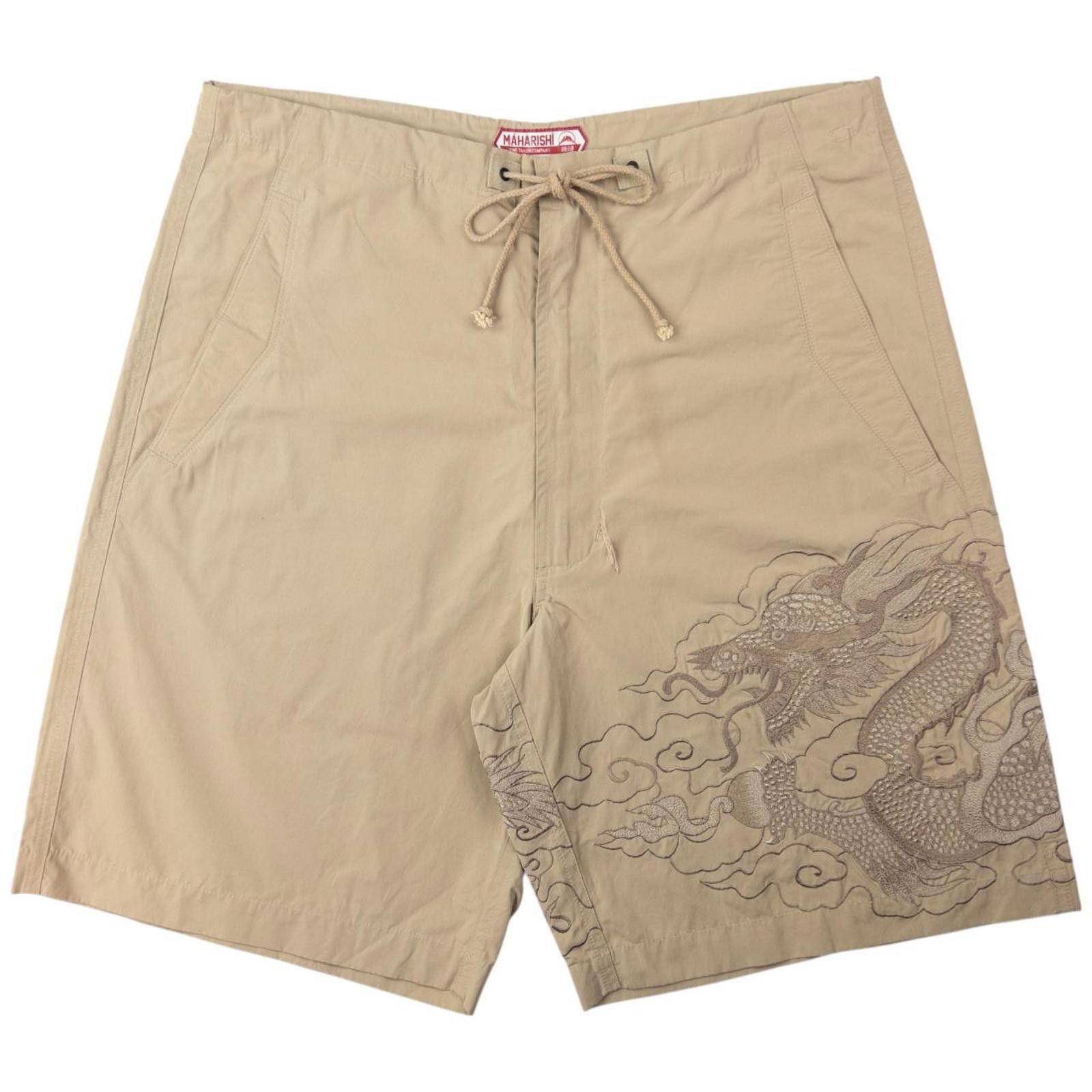 Maharishi Vintage Maharishi Embroidered Dragon Shorts Size S Size US 30 / EU 46 - 1 Thumbnail