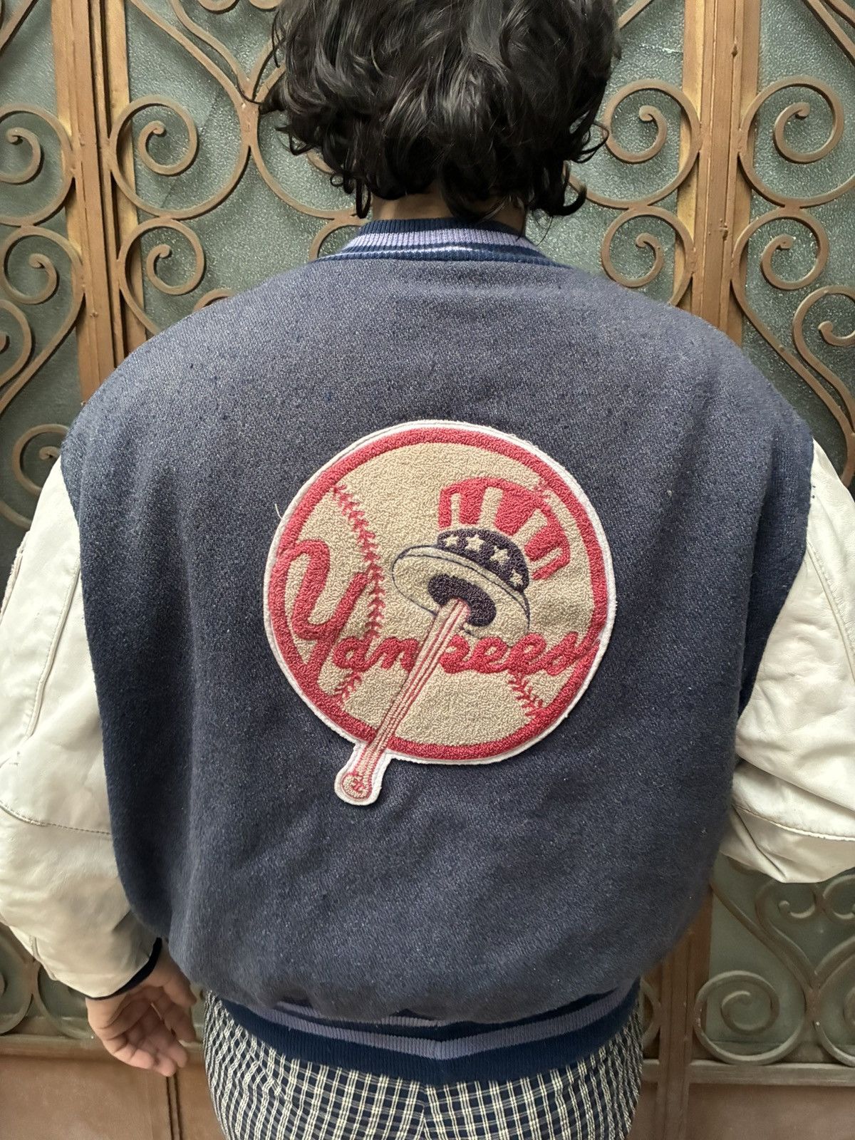 Delong DELONG MADE IN USA VARSITY JACKET NEW YORK YANKEES Size US M / EU 48-50 / 2 - 1 Thumbnail